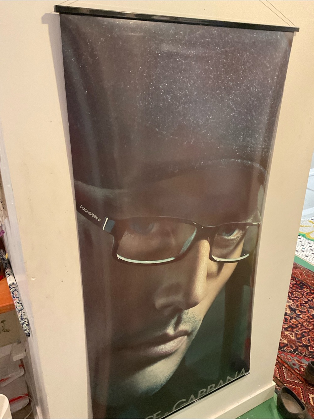 Dolce & Gabbana Men's Eyewear Poster - Black and Green